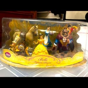Brand New Disney Princess Beauty and the Beast Exclusive 6-Piece Figure Playset